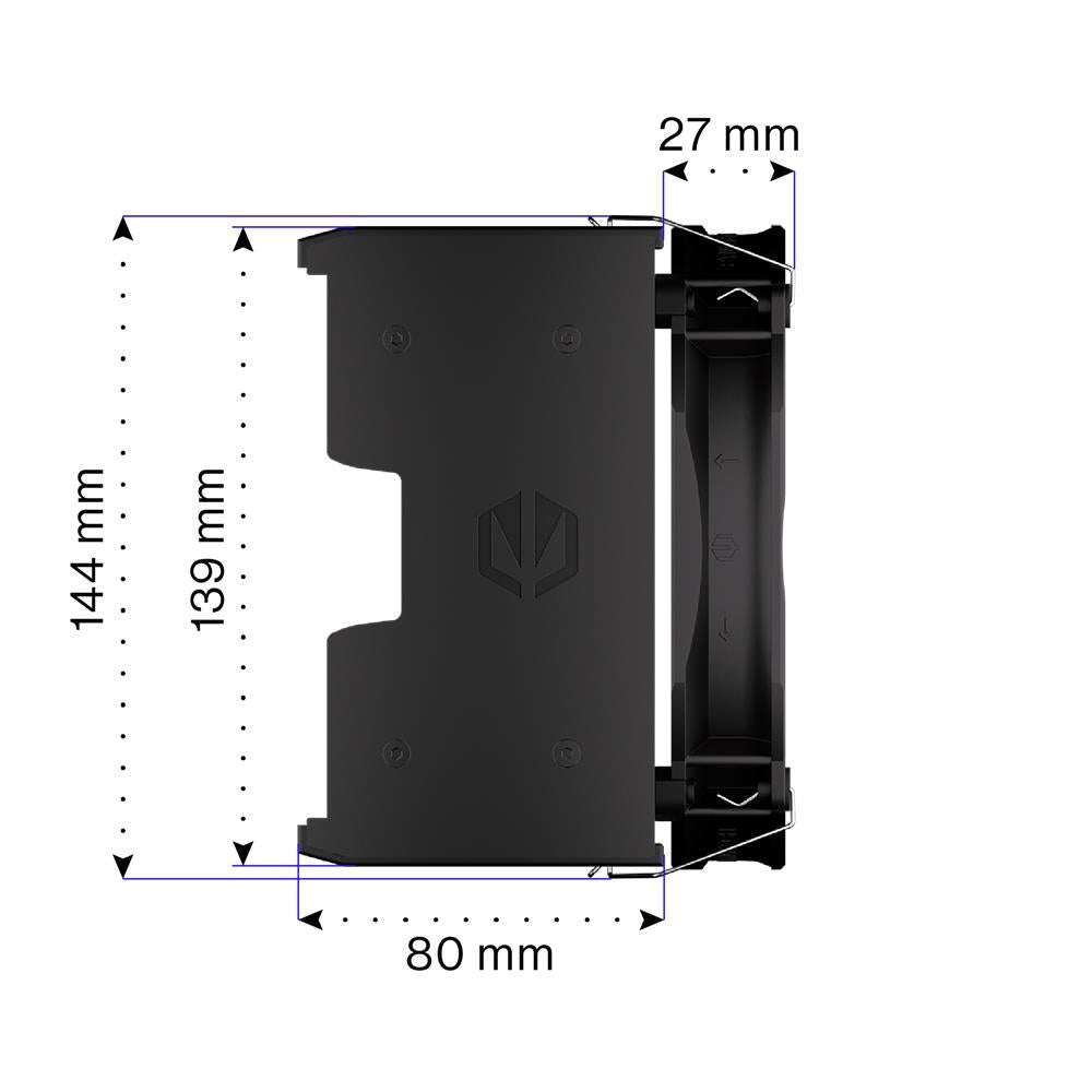 ENDORFY Fortis 5 CPU-Kühler, inklusive Wärmeleitpaste | EY3A008