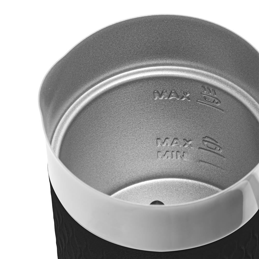 Adler AD 4494 Milchaufschäumer elektrisch Schwarz für Cappuccino und Latte