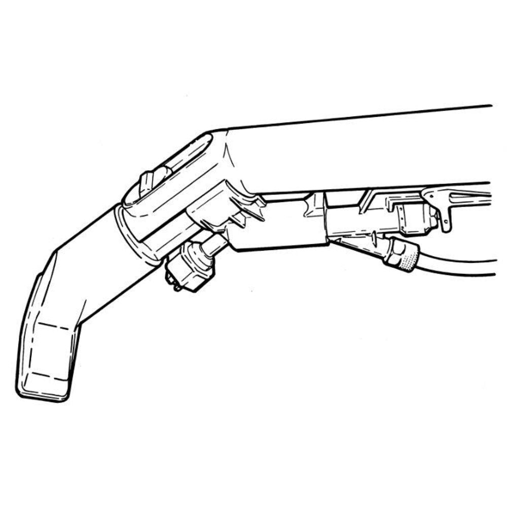 Nilfisk Original 6696 Handadapter Kunststoff 80 mm