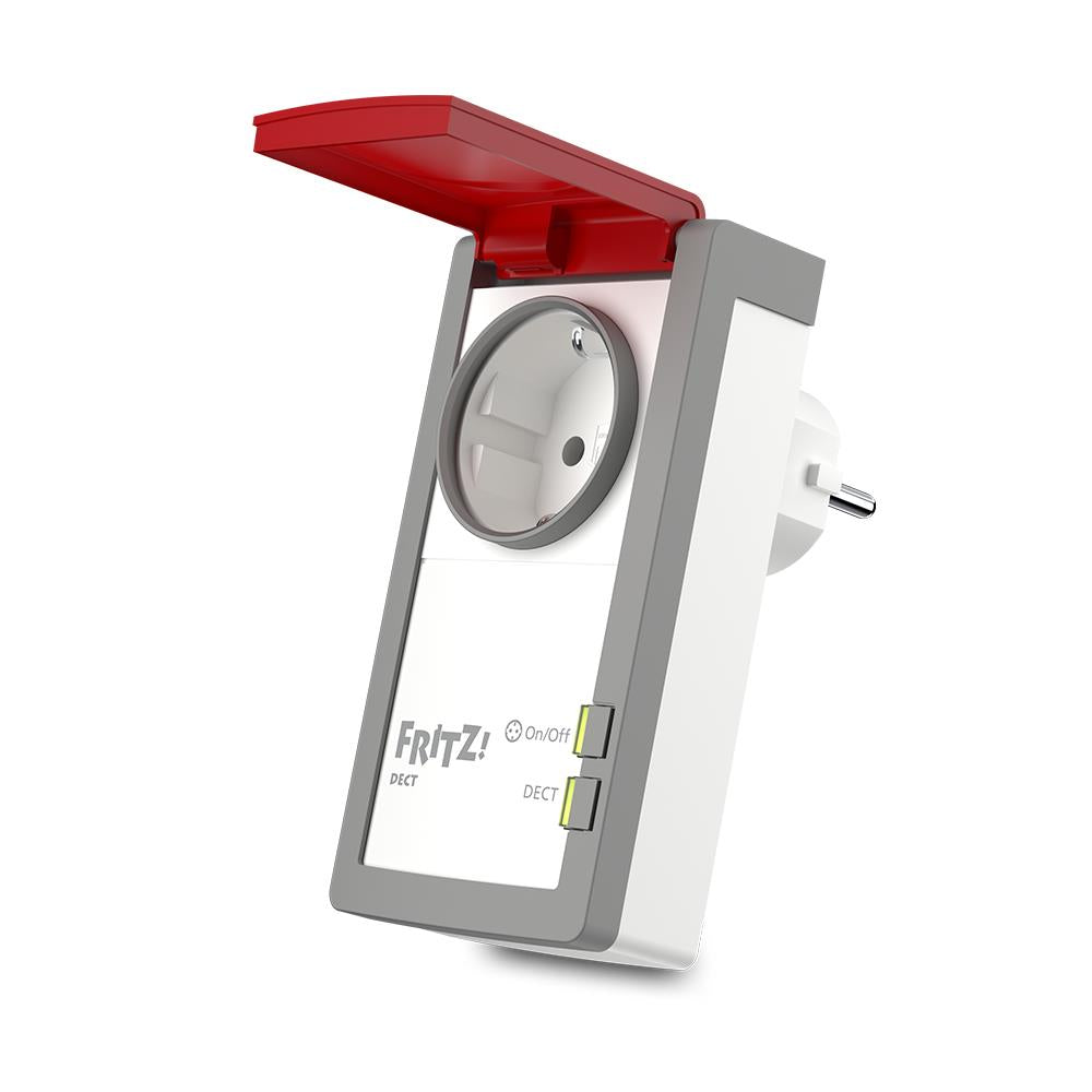 FRITZ!DECT 210 – Spritzwassergeschützte Außensteckdose mit Energieüberwachung