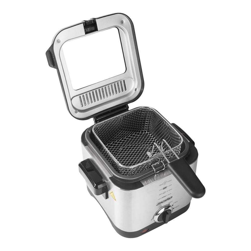 Mesko MS 4910 Fritteuse 1,5 Liter 900 Watt Silber