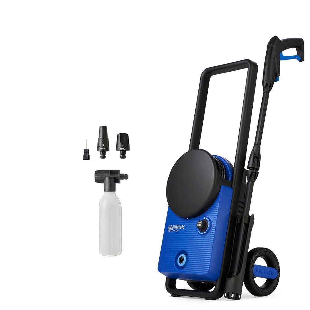 Nilfisk Hochdruckreiniger Core 130-6 PowerControl - 130 bar, mit Schlauchaufwicklung am Gerät