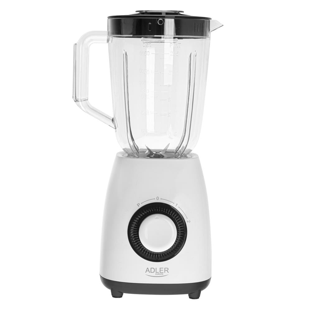 Adler AD 4085 Standmixer mit 1,5 Liter Behälter und Anti Rutsch Füßen Weiß