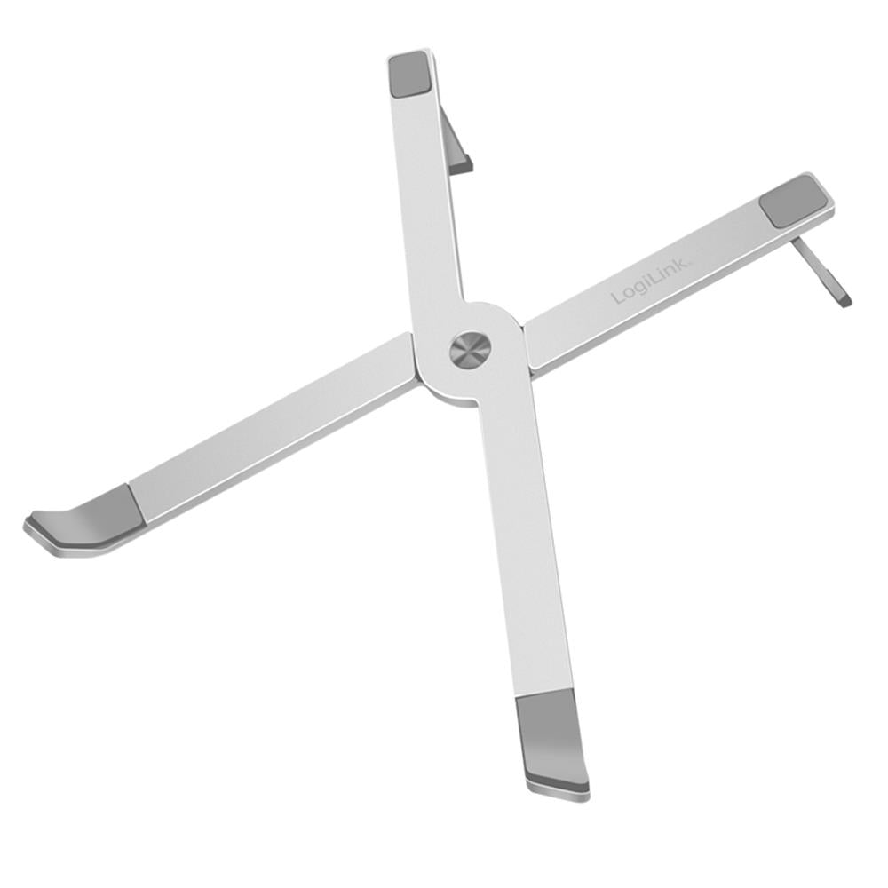 LogiLink Faltbarer Laptop Tablet Halter 10 bis 16 Zoll Aluminium