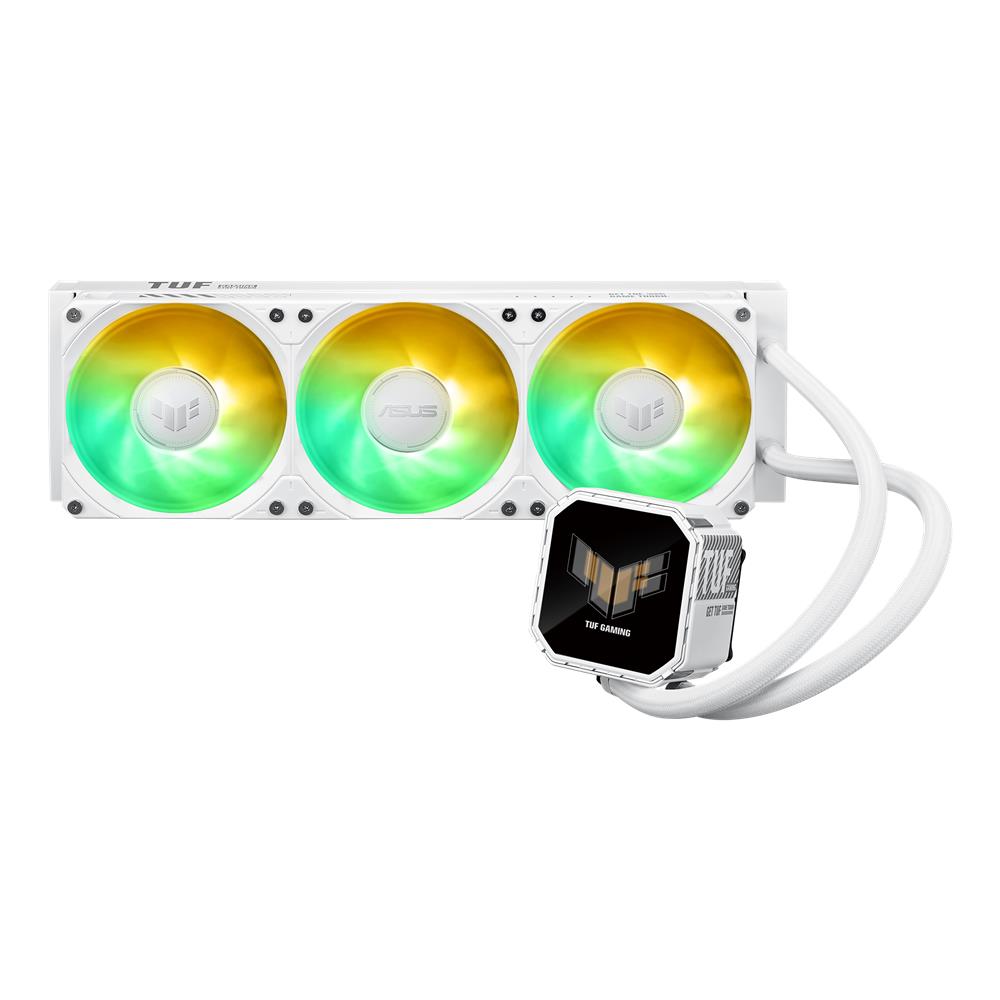 ASUS TUF Gaming LC III 360 ARGB LCD All‑in‑One CPU‑Wasserkühlung Weiß LGA 1851 AM5