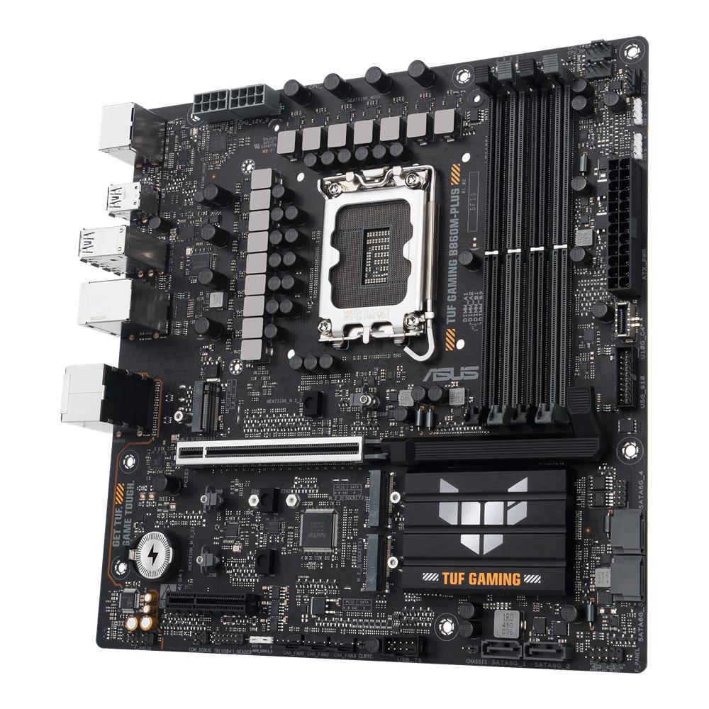 ASUS TUF Gaming B860M-PLUS Mainboard LGA 1851 mATX DDR5 PCIe 5.0 Aura Sync