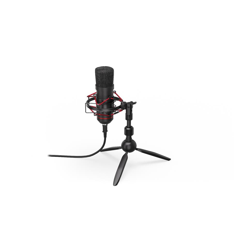 ENDORFY Solum T USB Mikrofon Schwarz mit Anti Shock Montage und Stativ