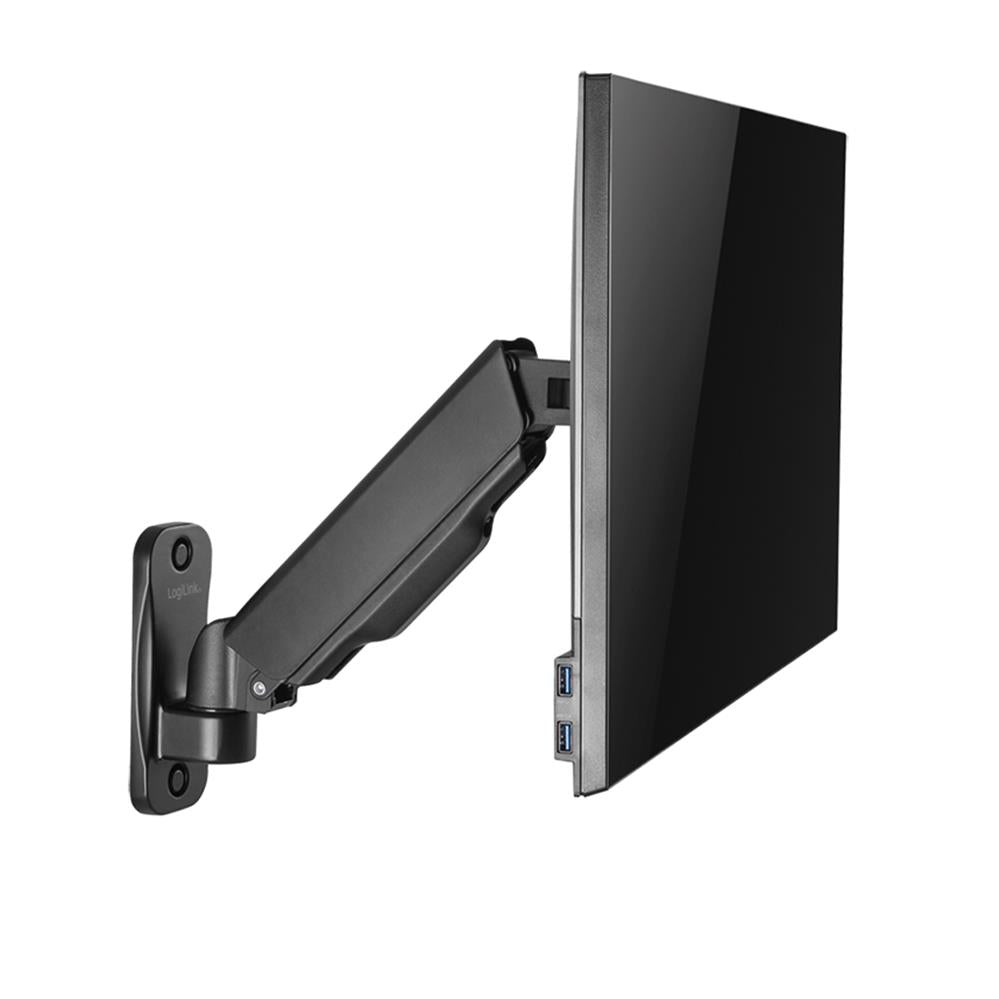 LogiLink Monitorwandhalterung 17 bis 32 Zoll mit Gasdruckfeder