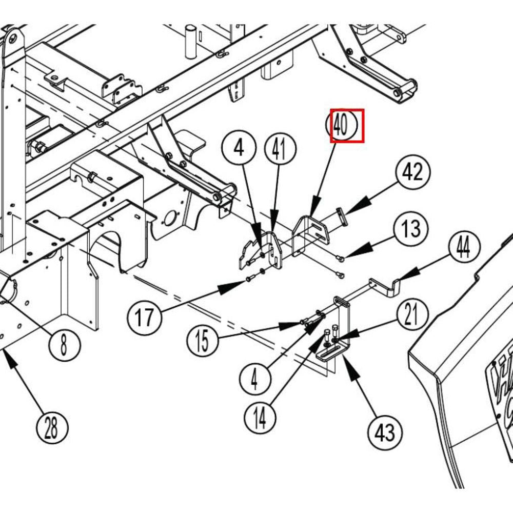 Nilfisk Original 56511172 Bracket Halterung