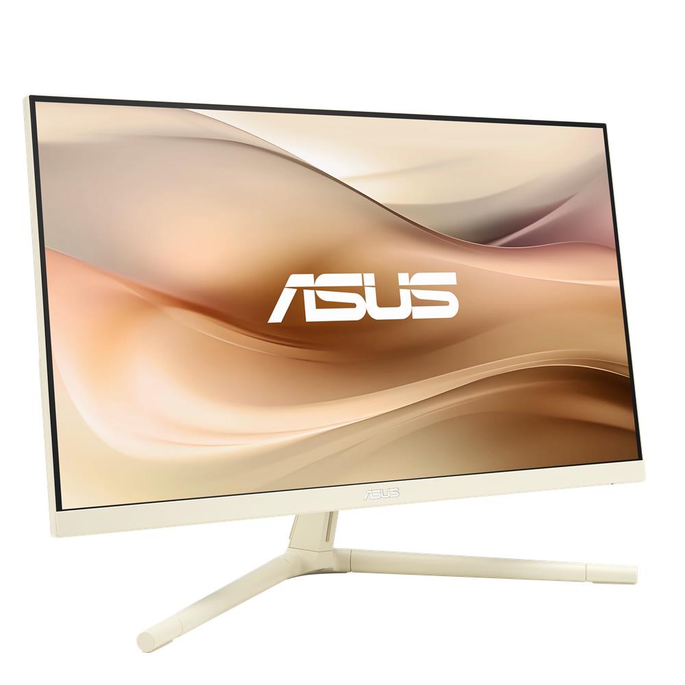 ASUS Eye Care VU249CFE‑M 24 Zoll Full HD IPS Monitor 100Hz USB‑C 15W – Hafermilch (Gold)