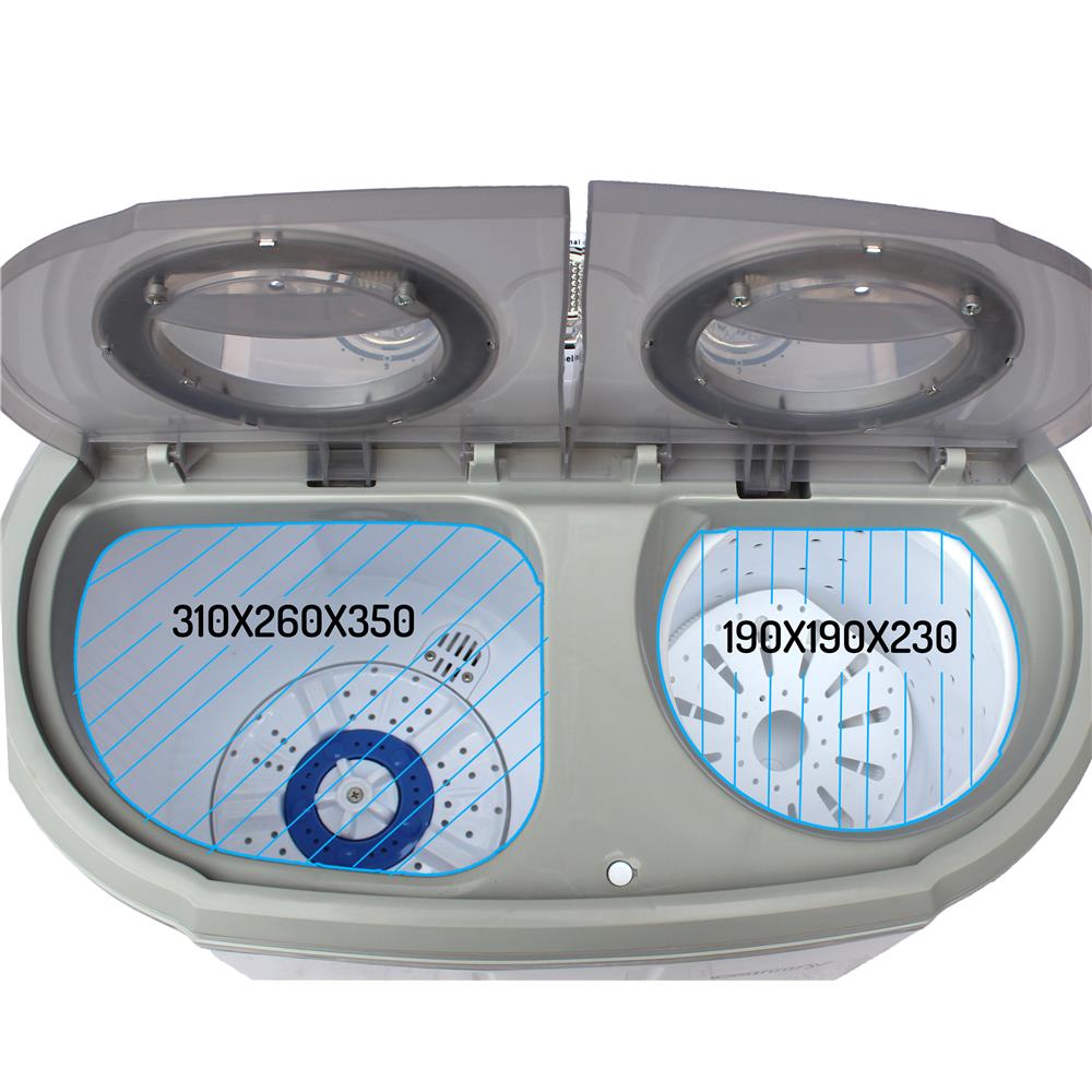 Camry CR 8052 Mini Waschmaschine mit Schleuder 3 kg