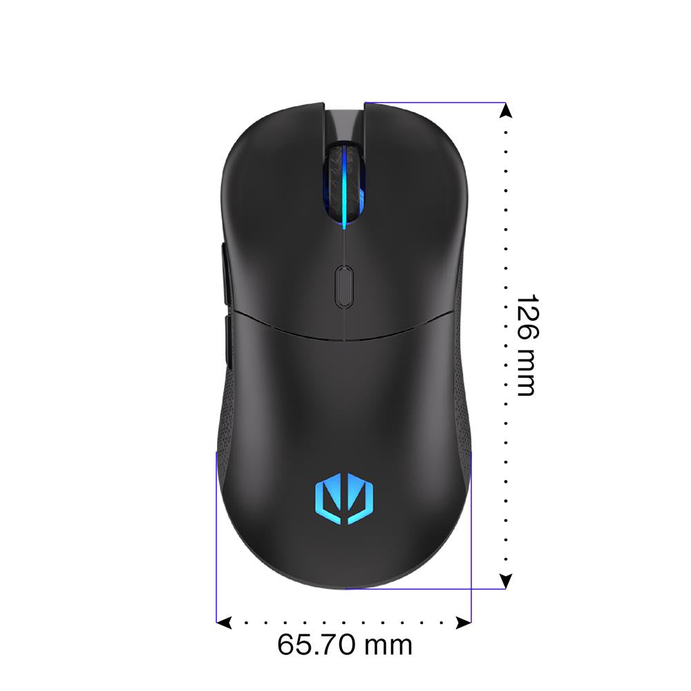 ENDORFY Gem Plus Wireless, Leichte kabellose Gaming-Maus (74 g), 26000 DPI, Schwarz | EY6A013
