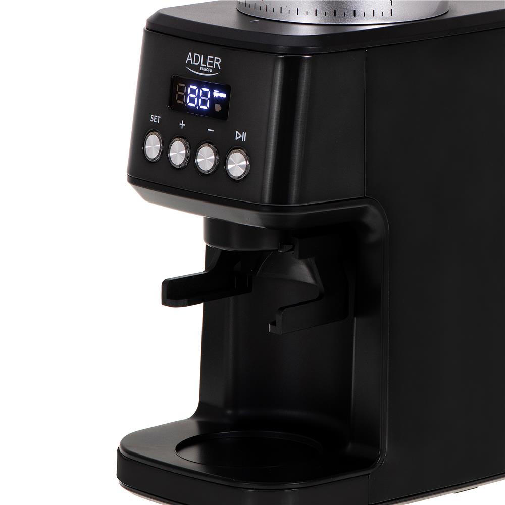 Adler AD 4300 Elektrische Kaffeemühle mit 300 g Bohnenbehälter Schwarz