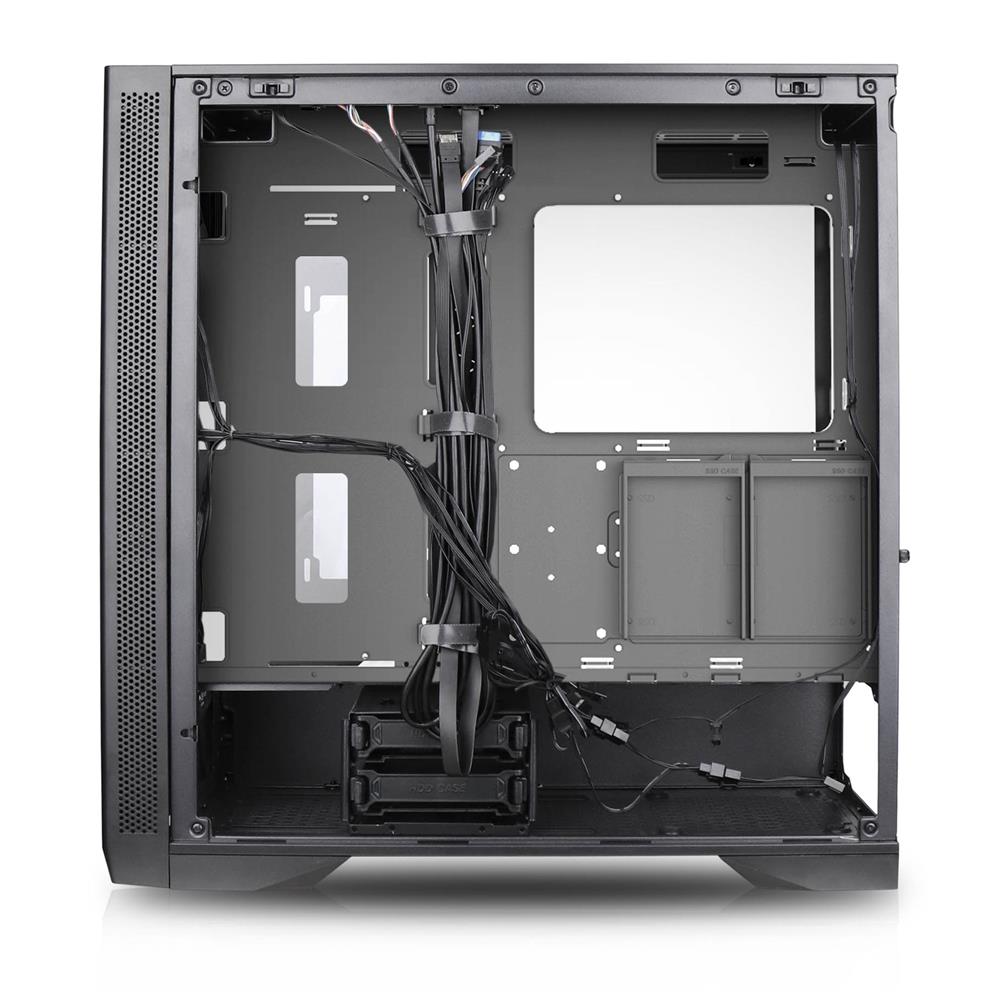 Silentware Air 1000 Black – ATX Midi Tower mit Mesh-Front, Glas-Seitenfenster & 4 A-RGB Lüftern