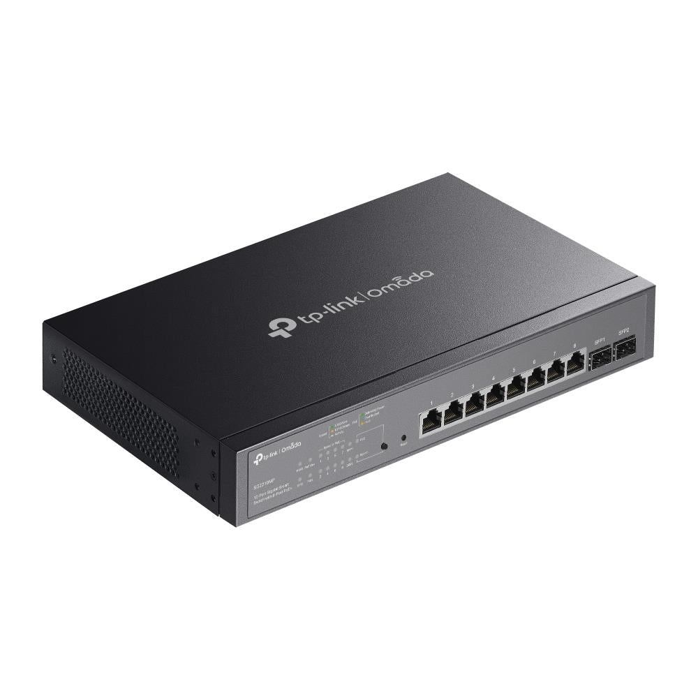 TP-Link SG2210MP Omada 10 Port Gigabit PoE Plus Switch 150W Managed SFP