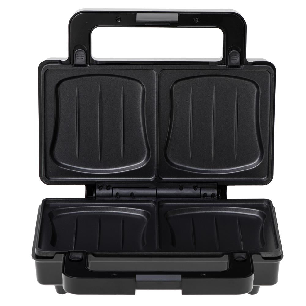 Adler AD 3073 2 in 1 Sandwichmaker und Kontaktgrill Silber Schwarz