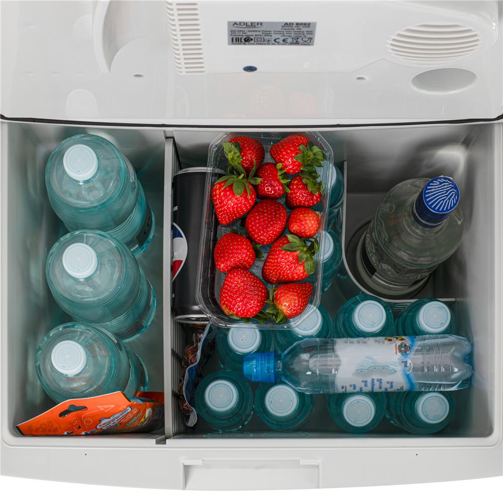 Adler AD 8092 Tragbare Kühlbox 40 L elektrisch für Auto Camping Picknick