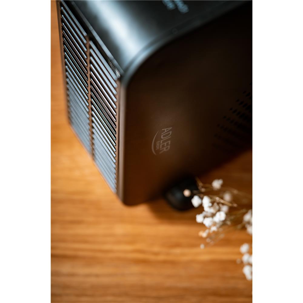 Adler AD 7725b Thermoventilator 2000 Watt Heizgerät mit Thermostat Schwarz