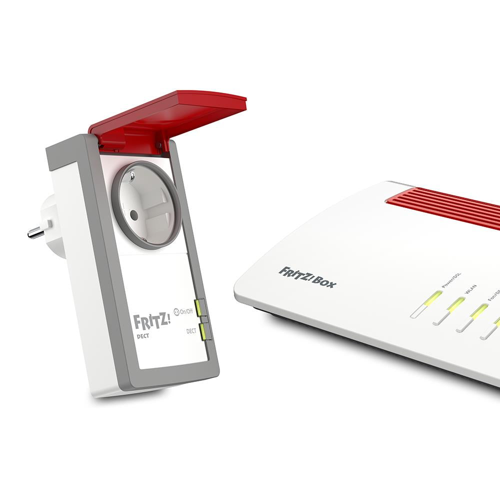 FRITZ!DECT 210 – Spritzwassergeschützte Außensteckdose mit Energieüberwachung