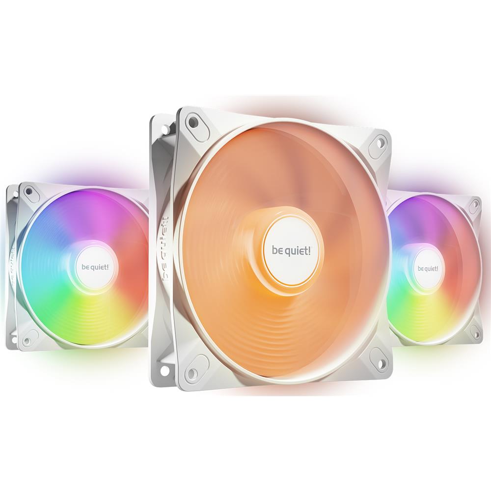 be quiet! Light Wings LX 120mm PWM High Speed White Lüfter 3er Pack ARGB