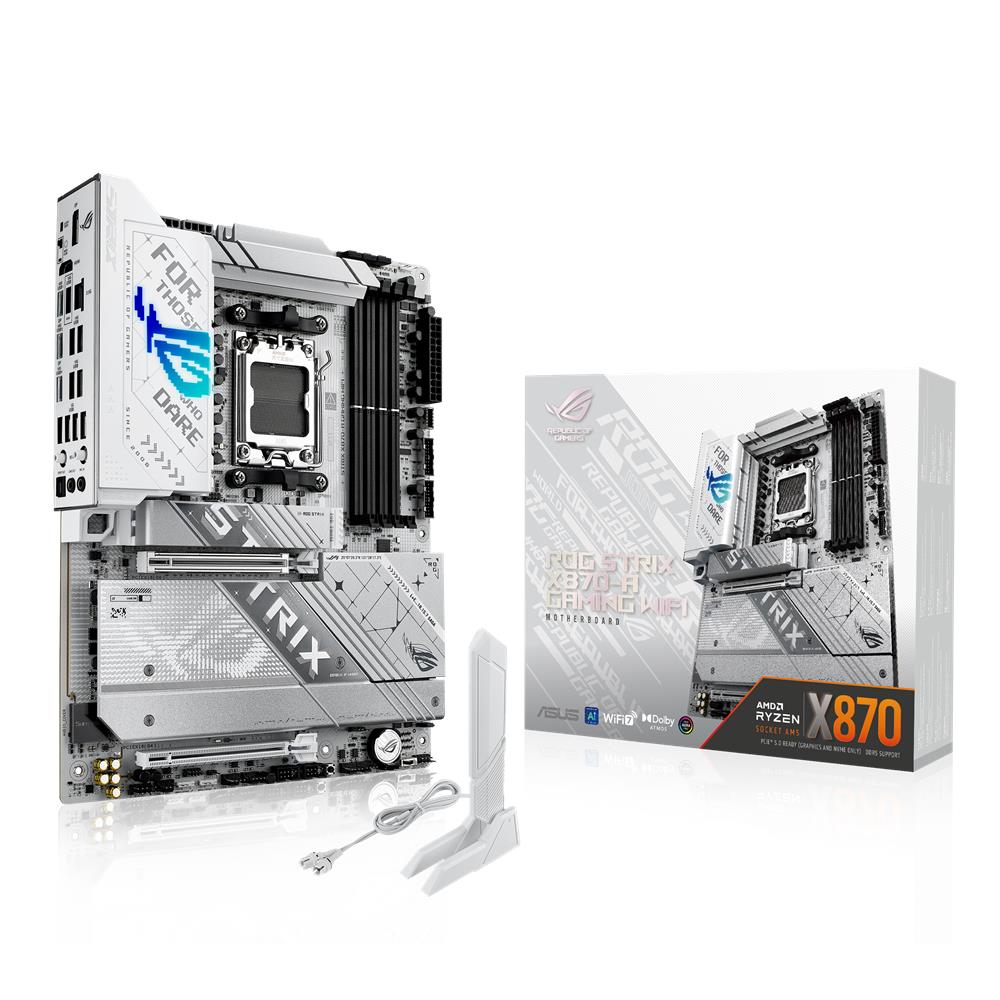 ASUS ROG STRIX X870-A GAMING WIFI Mainboard Sockel AM5 AMD ATX DDR5 PCIe 5.0 WiFi 7