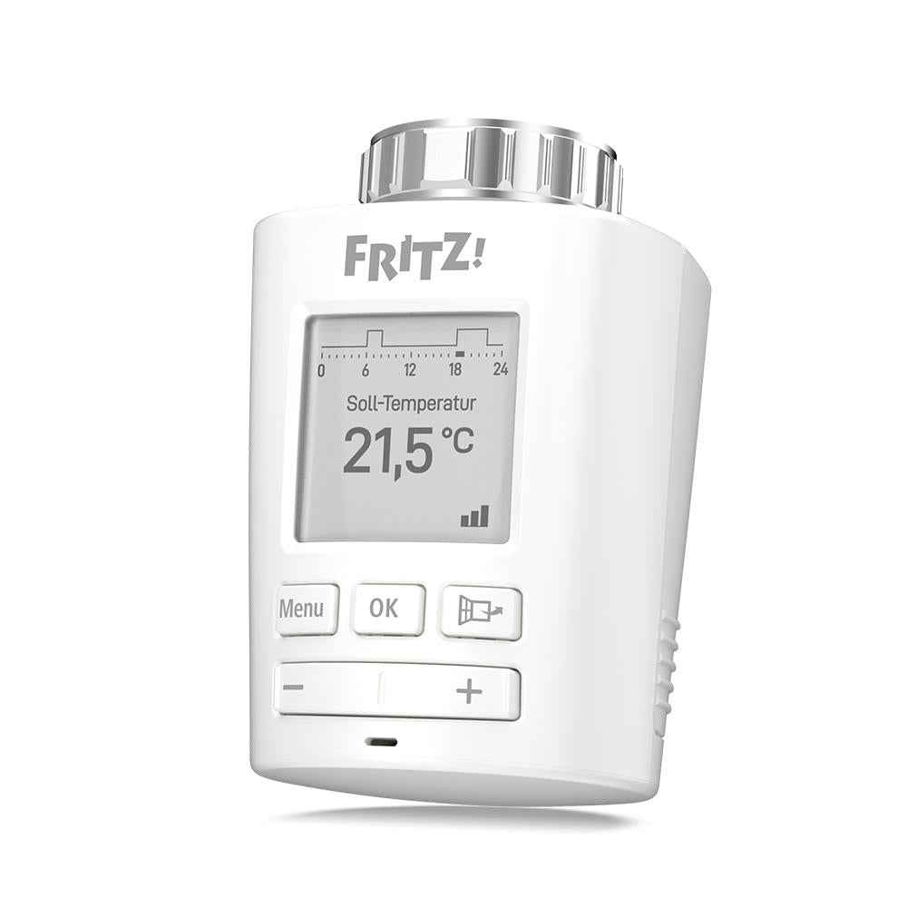 FRITZ!DECT 301 – Heizkörperthermostat mit Zeitprogramm & App-Steuerung