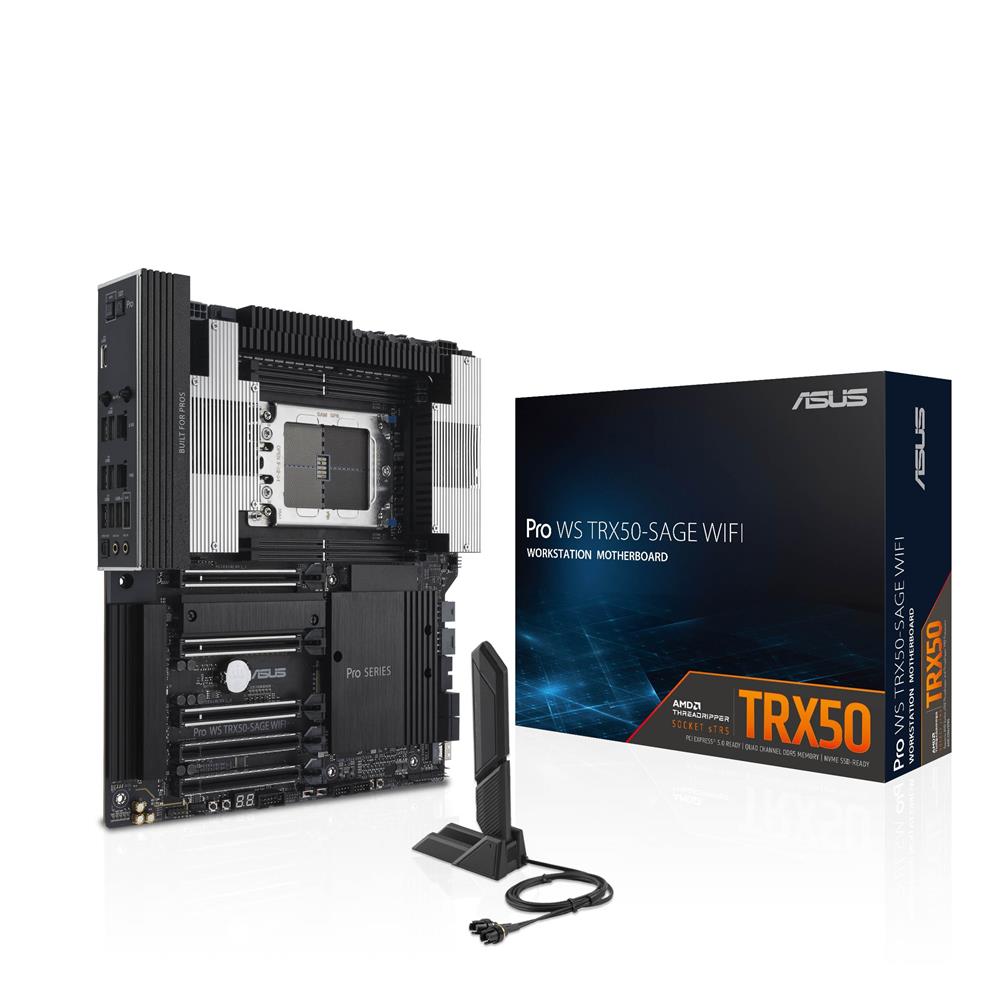ASUS PRO WS TRX50-SAGE WIFI Workstation Mainboard sTR5 CEB PCIe 5.0 10Gb LAN