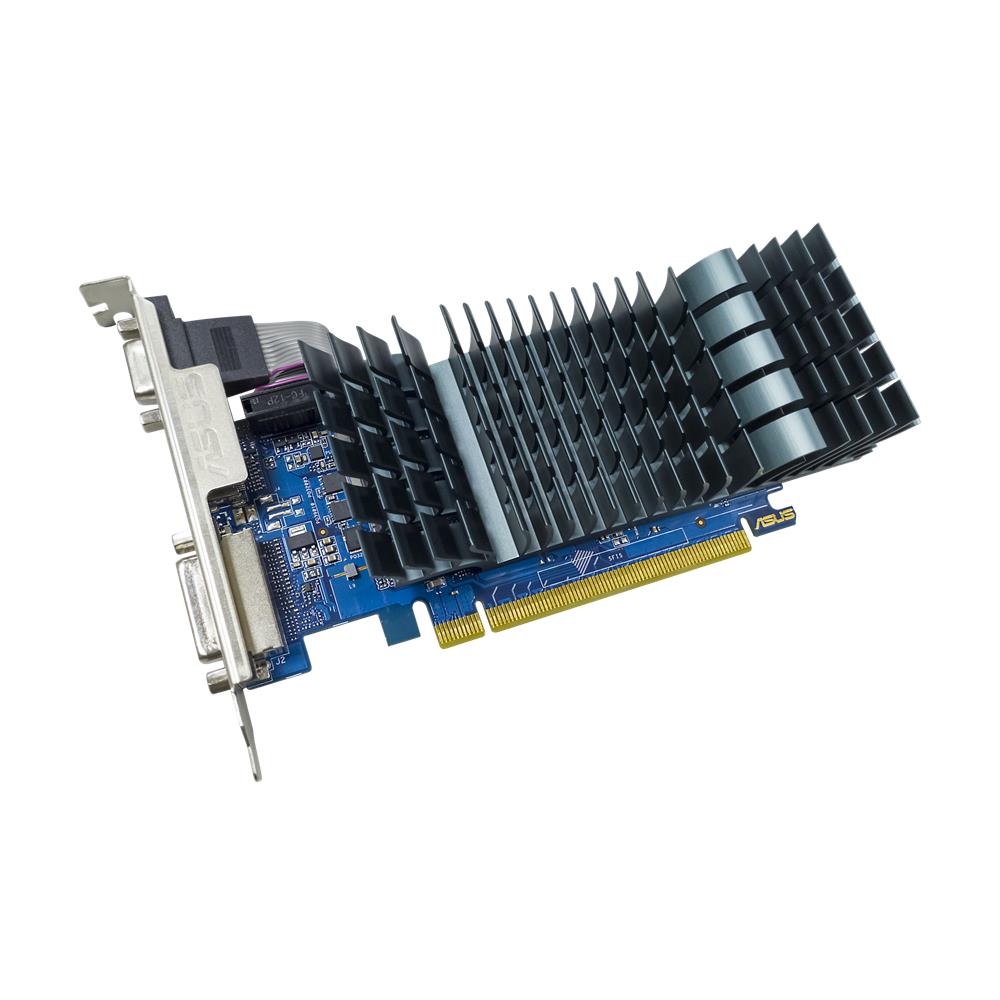 ASUS GeForce GT 710 (2GB DDR3 EVO Low-Profile-Grafikkarte für leise HTPCs, 2 GB, DDR3, 954 MHz)