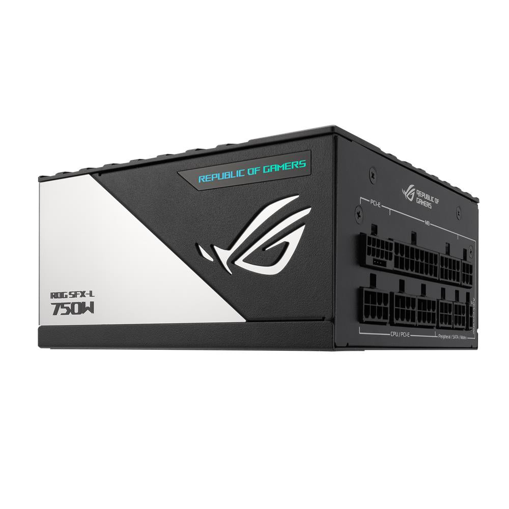 ASUS ROG Loki SFX-L 750W Platinum Vollmodulares Netzteil Lambda A 120mm PWM ARGB Lüfter Aura Sync