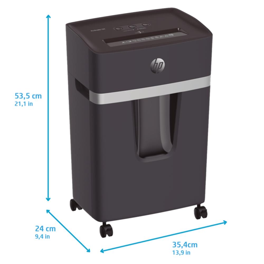 HP Pro Shredder 15CC Aktenvernichter P4 Cross Cut 15 Blatt 20 Liter