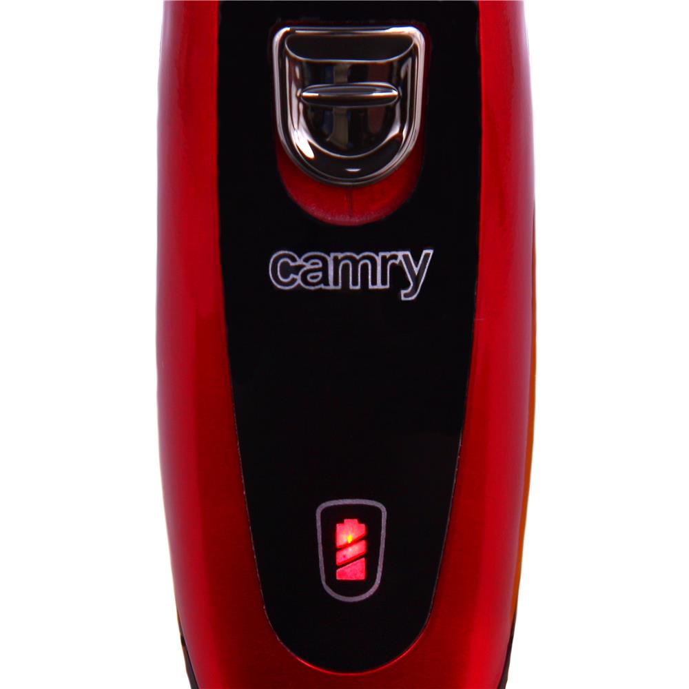 Camry CR 2821 Tierhaarschneider Akku und Netzbetrieb Rot