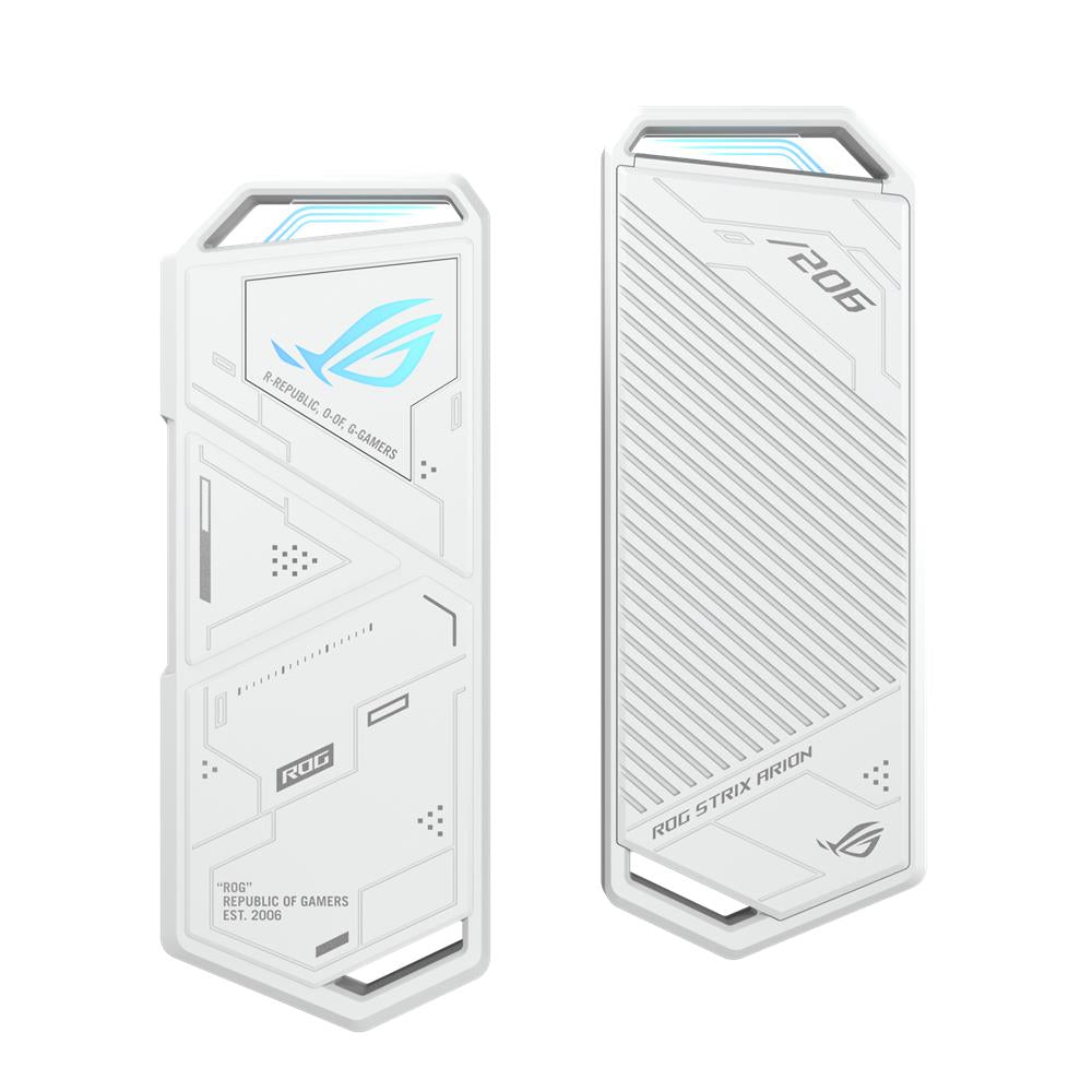 ASUS ROG Strix Arion White Edition M.2 NVMe-SSD-Gehäuse USB-C 10 Gbit/s