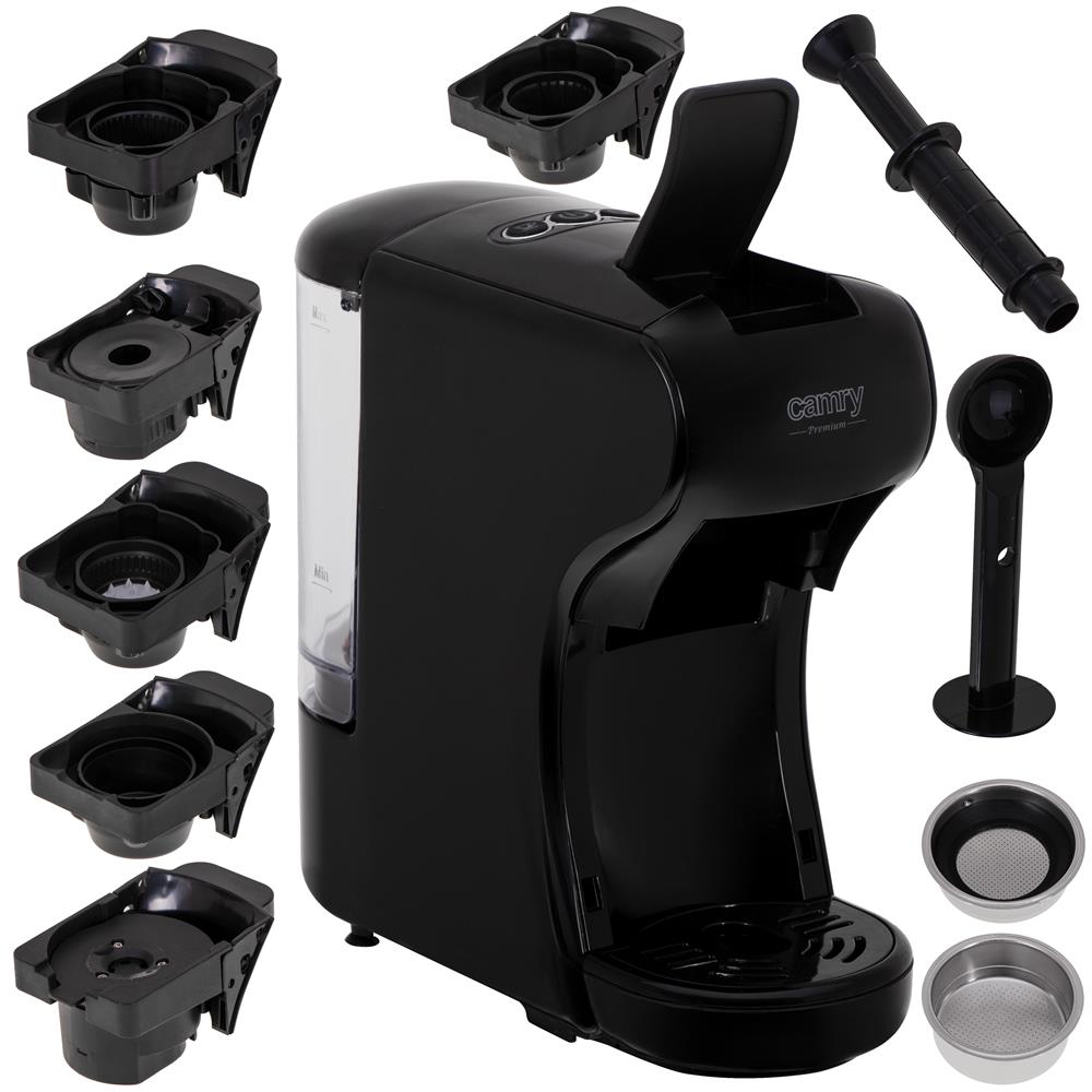 Camry CR 4414b Multi Kapsel Espressomaschine Schwarz