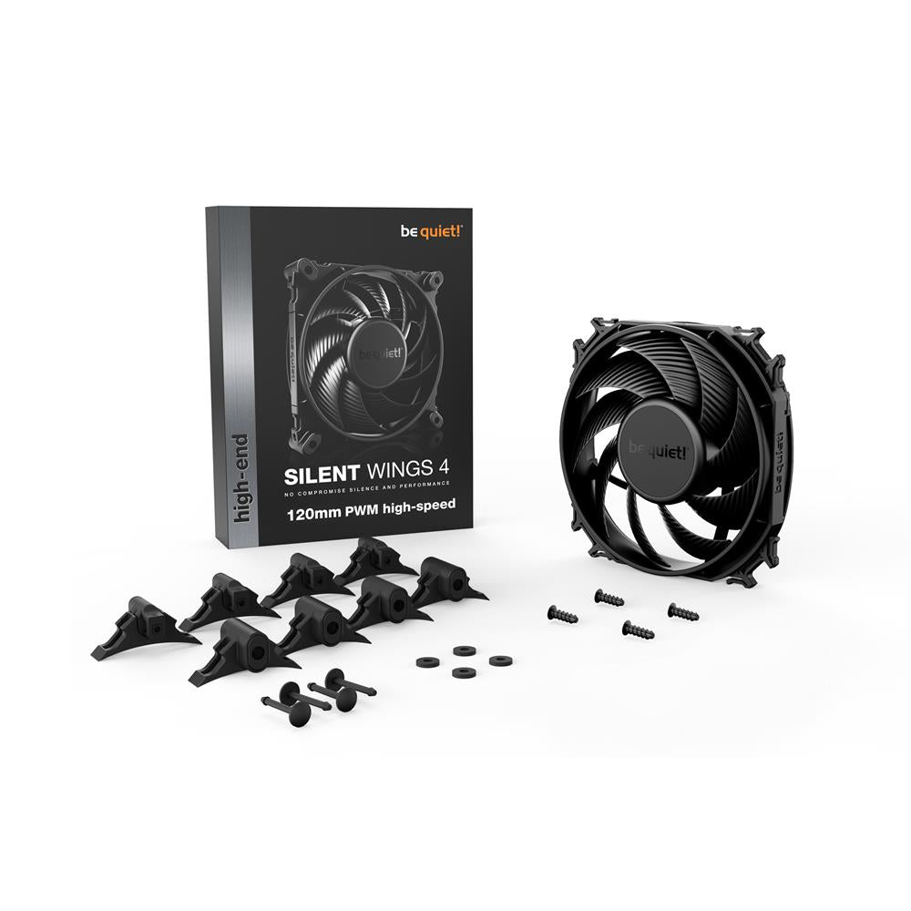 be quiet! Silent Wings 4 120mm PWM high-speed 4-pin Gehäuselüfter Schwarz