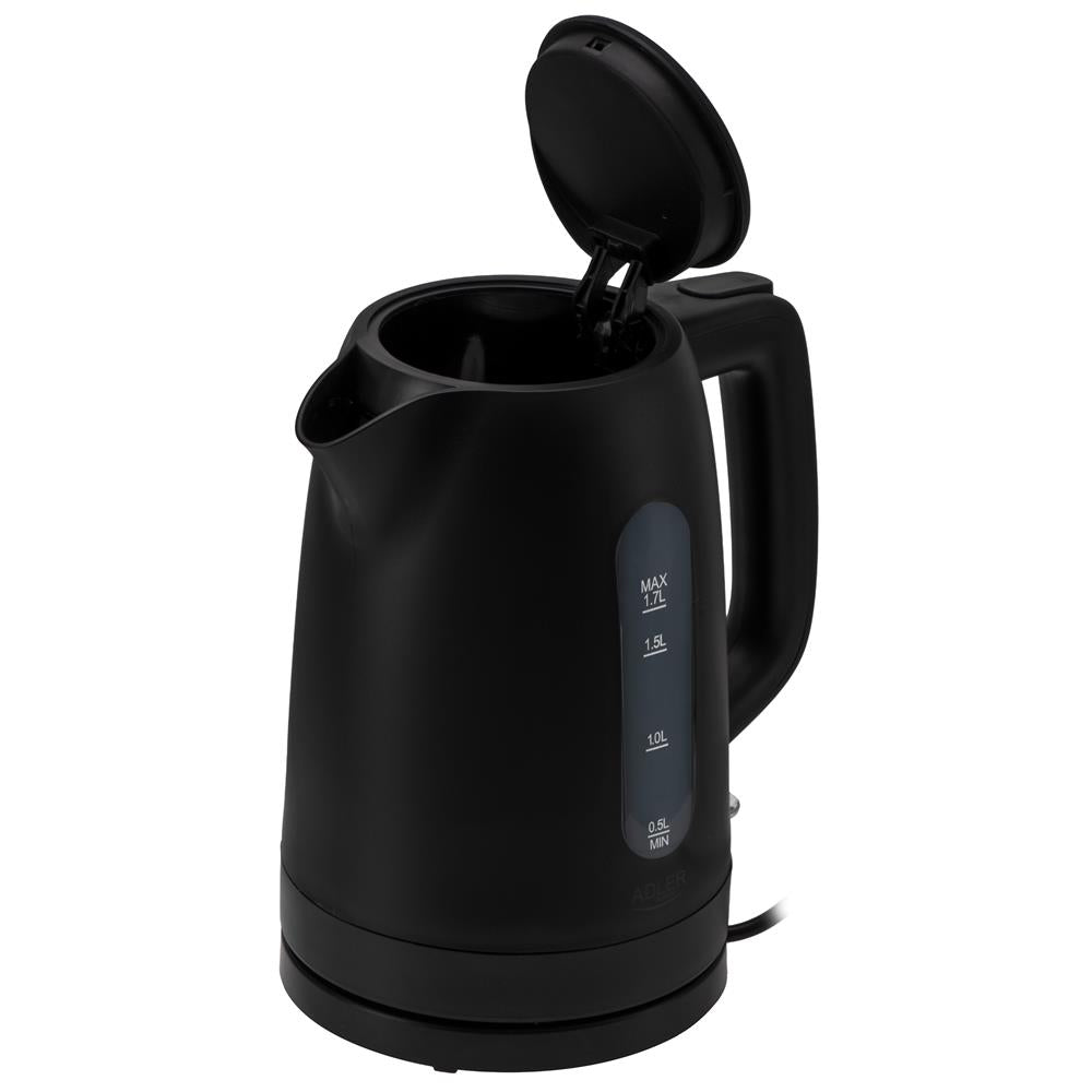 Adler AD 1379b Wasserkocher Kunststoff 1,7 l schwarz – sicher & leistungsstark