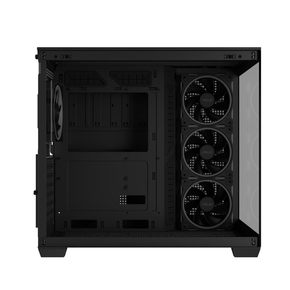 ASUS A32 PLUS TG ARGB Black ATX PC Gehäuse mit Panorama Glas und GPU bis 420 mm