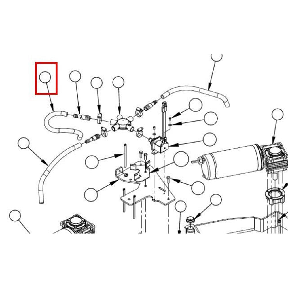 Nilfisk Original 56510288 17,5 Steckschlauch Ersatzteil