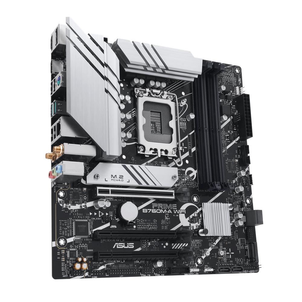 ASUS PRIME B760M-A WIFI Mainboard LGA 1700 mATX DDR5 PCIe 4.0 WiFi 6