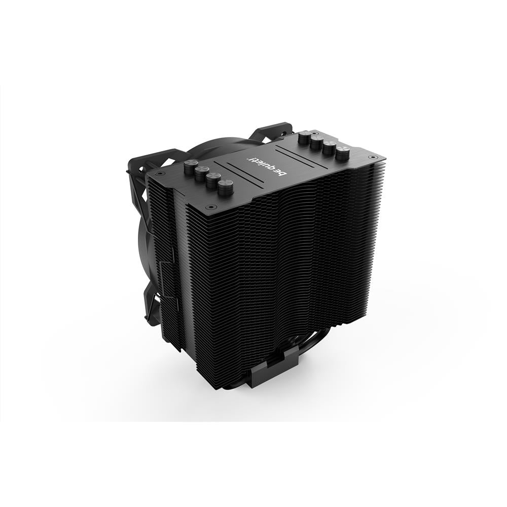 be quiet! Pure Rock 2 BLACK Luftkühler CPU-Kühler 150W TDP Kühlleistung 6mm-Heatpipes