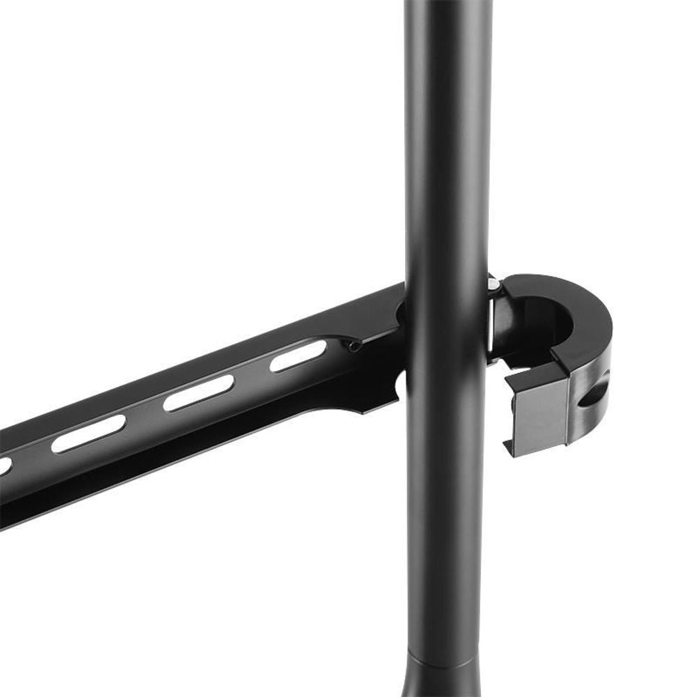LogiLink BP0078 TV Ständer mit Walnussholz Beinen für 49 bis 70 Zoll