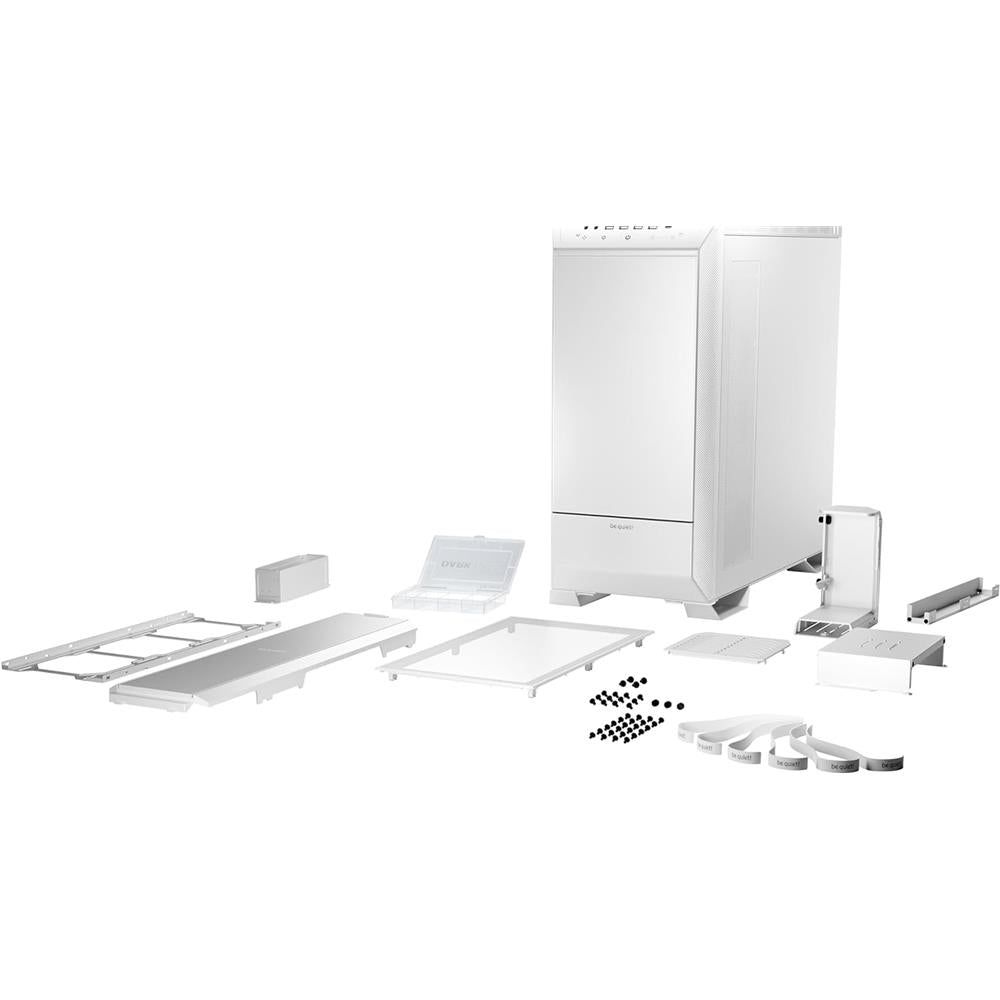 be quiet! Dark Base Pro 901 White PC-Gehäuse, Full-Tower, Fenster, 3x Lüfter, austauschbare Cover