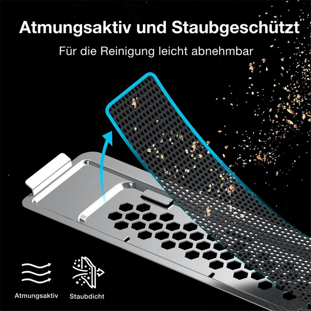 GRAUGEAR Wärmeableitende Metall Abdeckung für PS5 M.2 SSD Slot