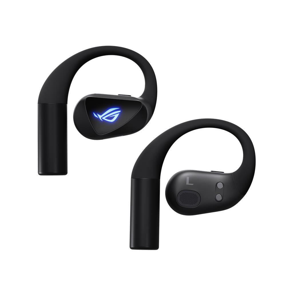 ASUS ROG Cetra Open Wireless Gaming Earbuds Bluetooth 2.4 GHz Schwarz