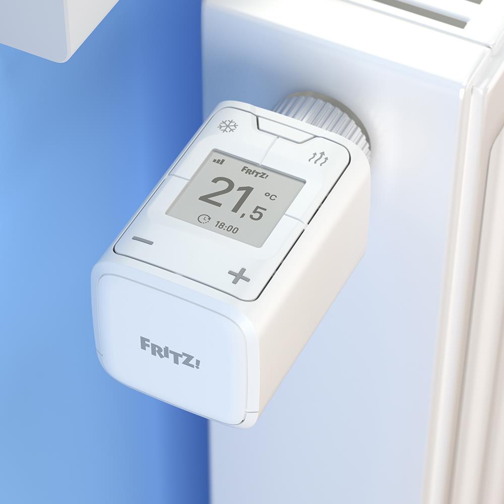 FRITZ!DECT 302 – Heizkörperthermostat mit erweitertem Display & präziser Temperaturregelung