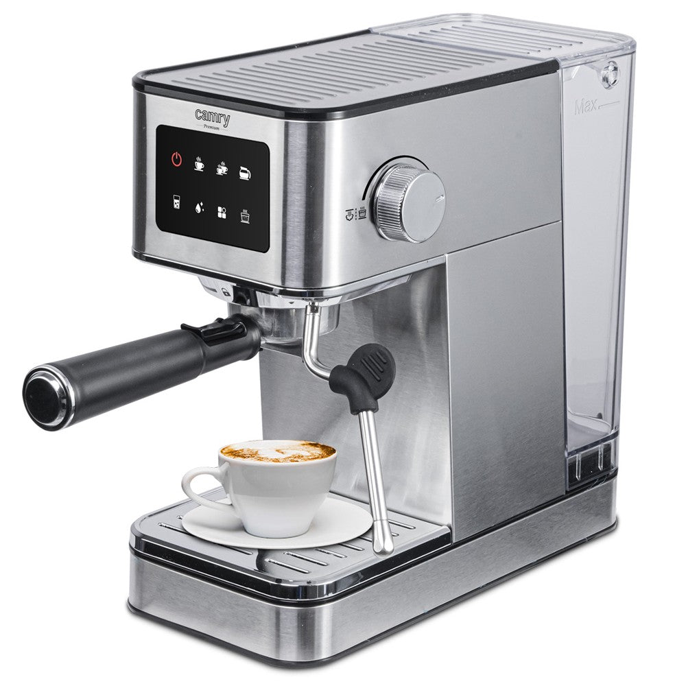 Camry CR 4389 7-in-1-Espressomaschine – Milchaufschäumer, 1,7-Liter-Wassertank