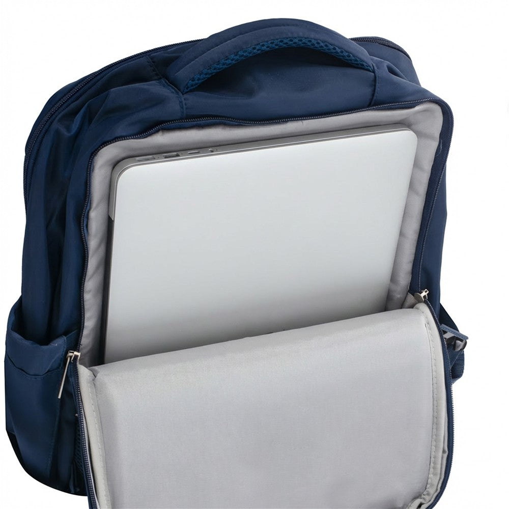 Camry CR 6880nb Reiserucksack 24 Liter, Handgepäck-Rucksack mit Laptopfach bis 17 Zoll, Nassfach, Schuhfach, RFID-Schutz und USB-Anschluss