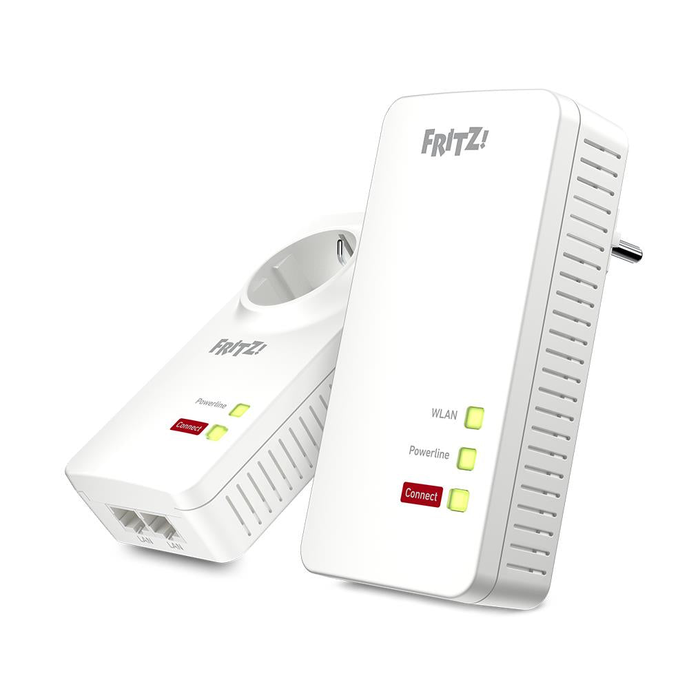 FRITZ!Powerline 1260 WLAN Set – Komplettlösung für WLAN & LAN über Stromleitung