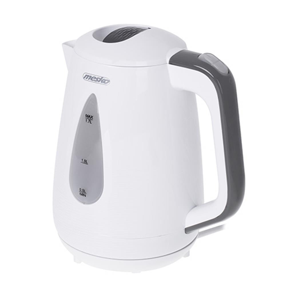 Mesko MS 1261 Wasserkocher 1,7 Liter Weiß Grau