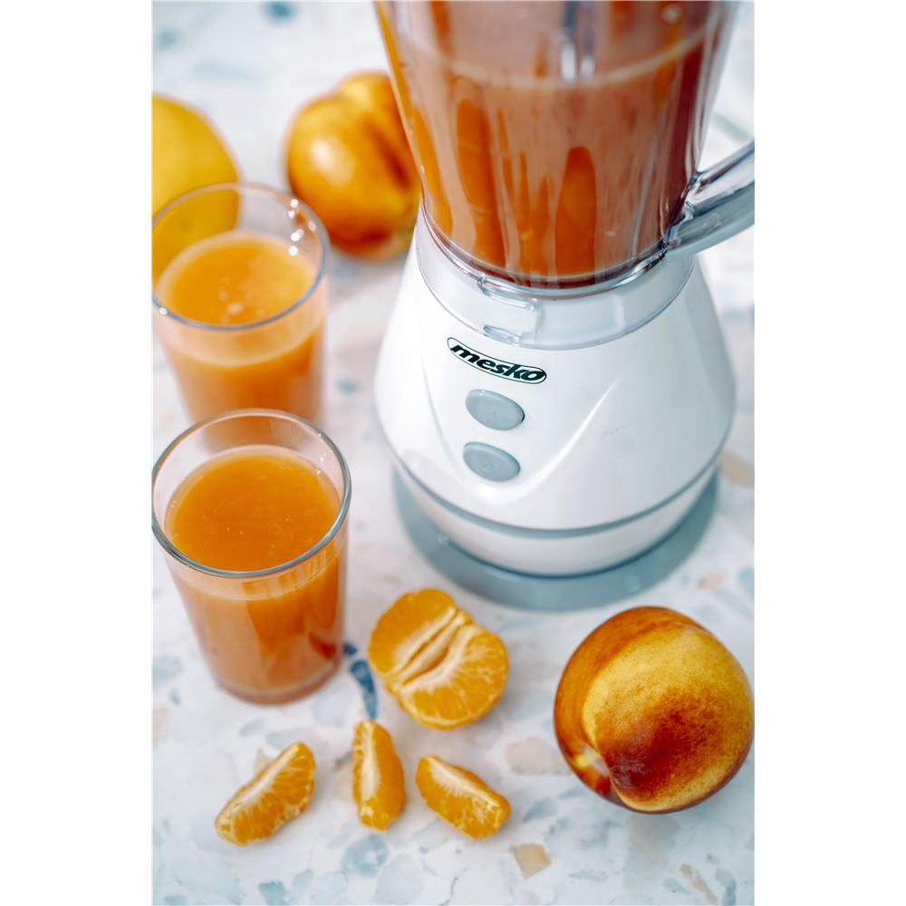 Mesko MS 4060G Standmixer 1 Liter 250 Watt Weiß Grau