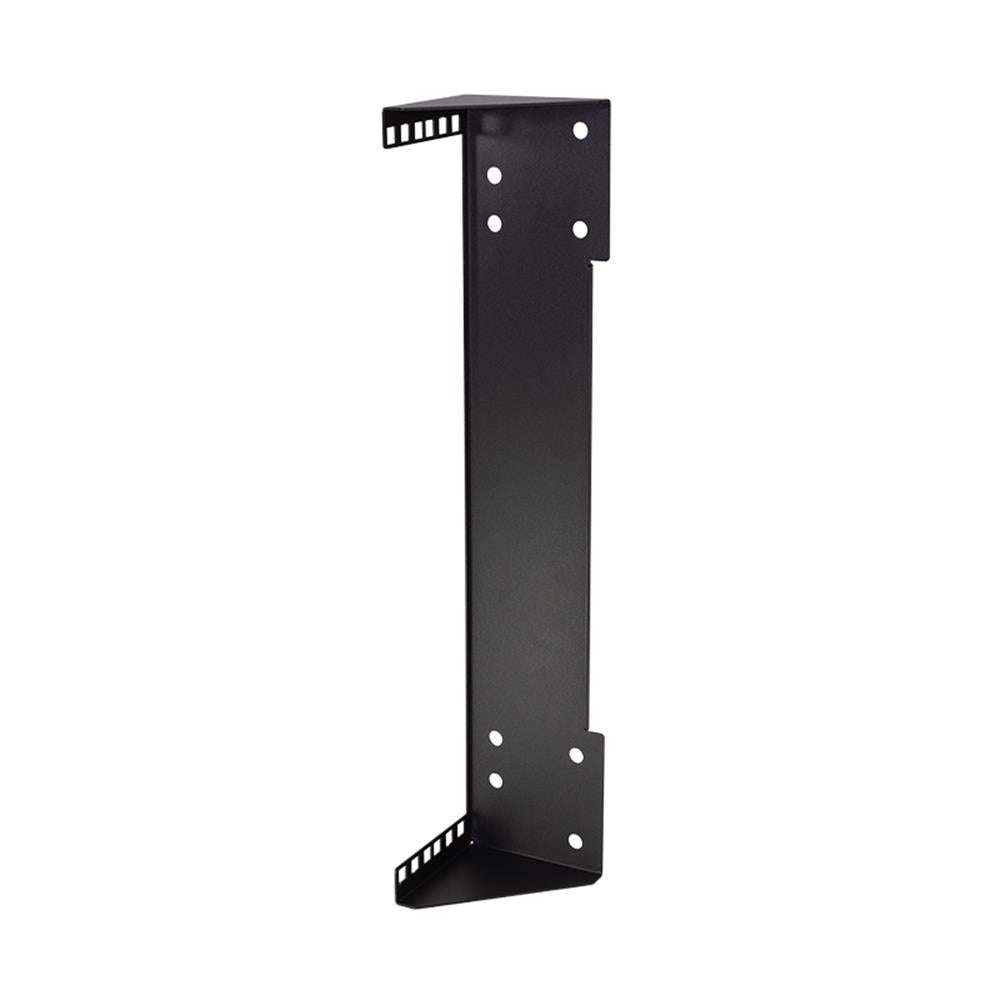 LogiLink 19" Rackhalterung – Untertisch- oder Wandmontage, 2HE, Schwarz